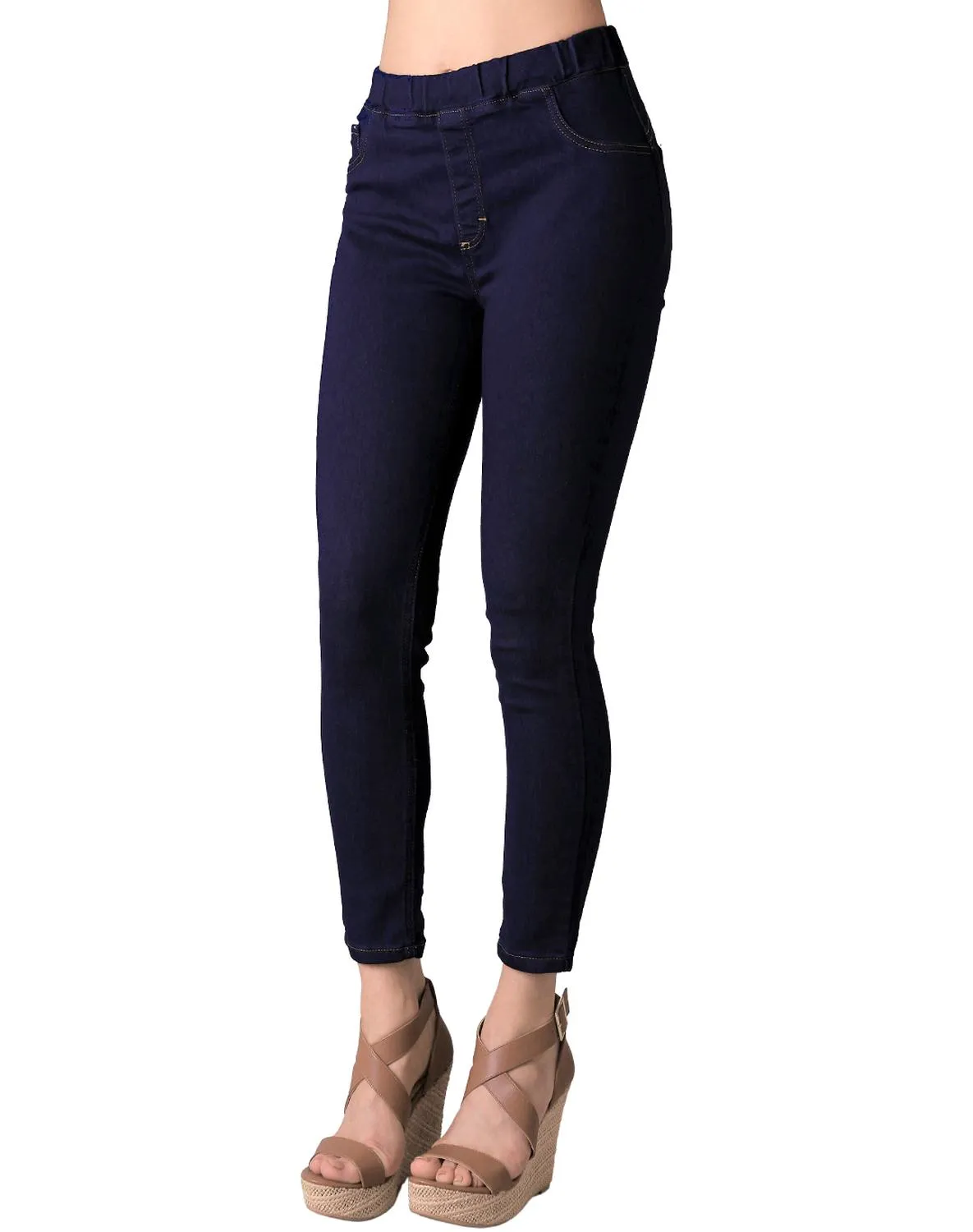 Jeans Mujer Básico Skinny Azul Stfashion 63104205
