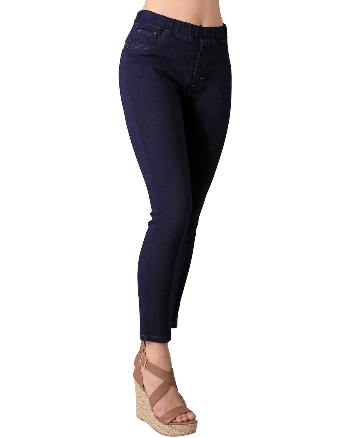 Jeans Mujer Básico Skinny Azul Stfashion 63104205